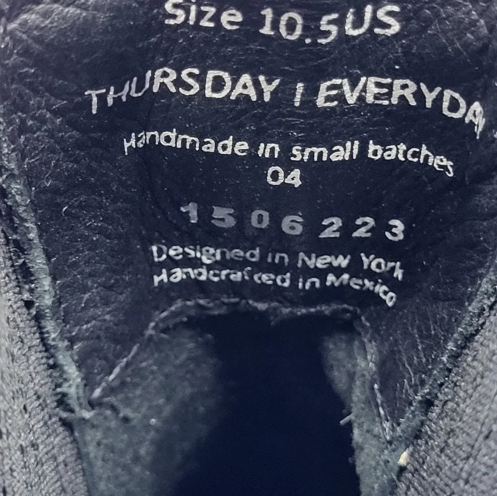 Thursday Boot Co Dreamer Bootie Black Women's 10.5 Leather EUC